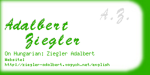 adalbert ziegler business card